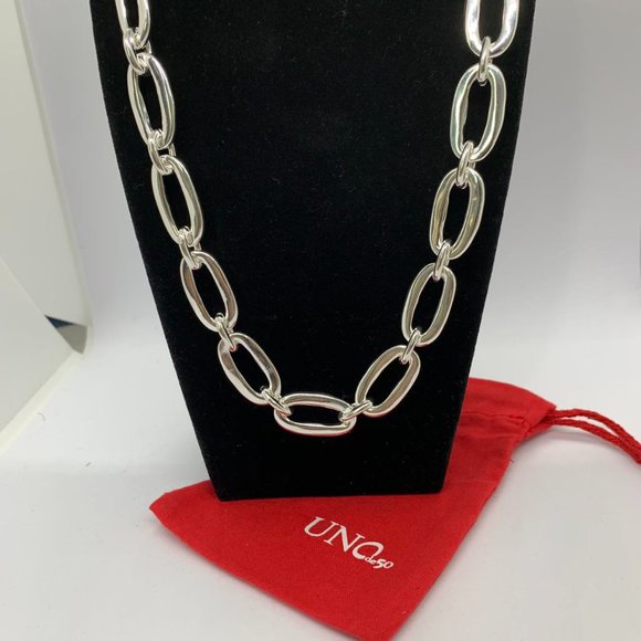 UNO De 50 NECKLACE- ALIEN Necklace silver-plated metal alloy Necklace - Picture 2 of 6